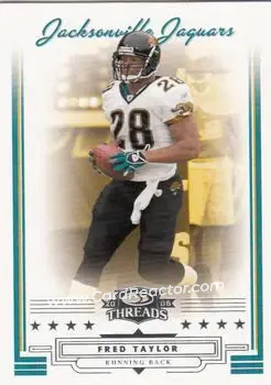 2006 Donruss Threads #18 - Fred Taylor - Jacksonville Jaguars - Front