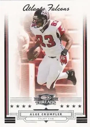 Alge Crumpler · 2006 Donruss Threads #22