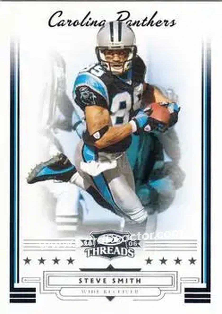 2006 Donruss Threads #30 - Steve Smith Sr. - Carolina Panthers - Front