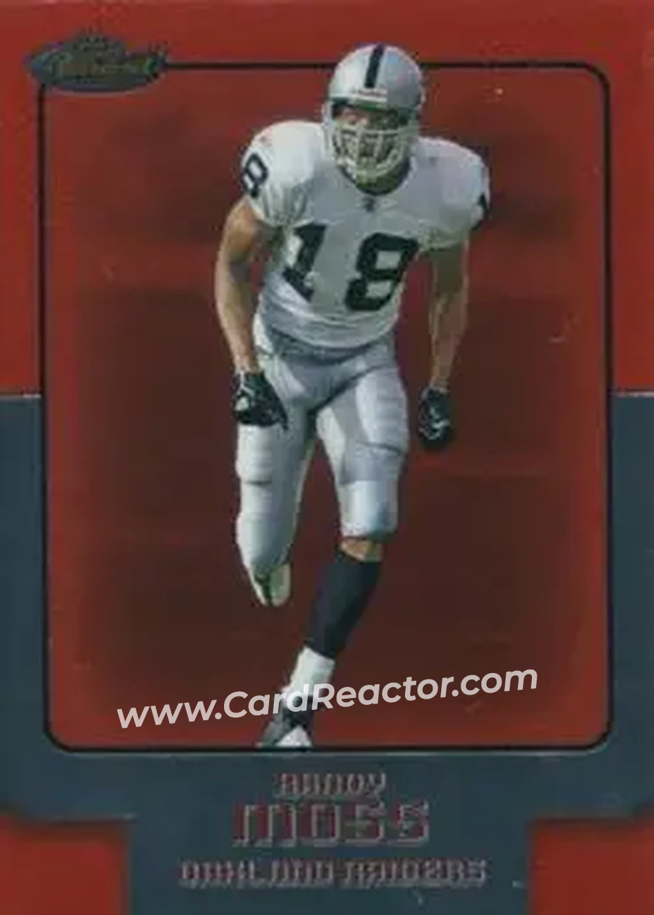 2006 Finest #5 - Randy Moss - Oakland Raiders - Front