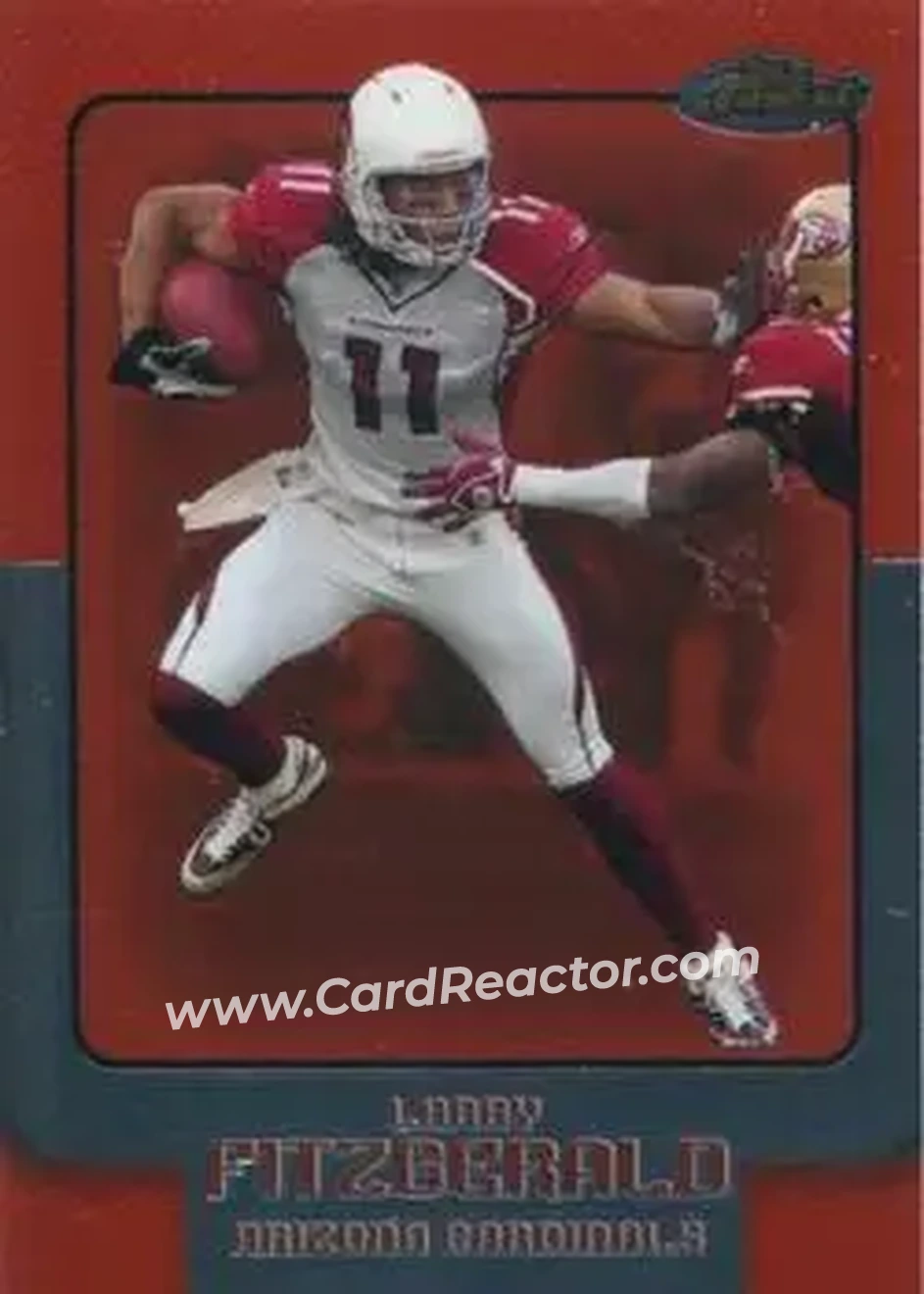 2006 Finest #13 - Larry Fitzgerald - Arizona Cardinals - Front 2006 Finest #13 - Larry Fitzgerald - Arizona Cardinals - Front
