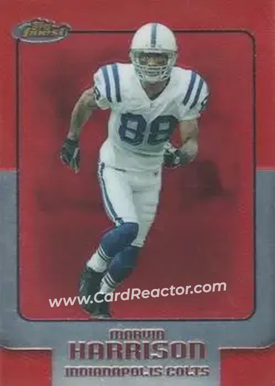 2006 Finest #15 - Marvin Harrison - Indianapolis Colts - Front 2006 Finest #15 - Marvin Harrison - Indianapolis Colts - Front