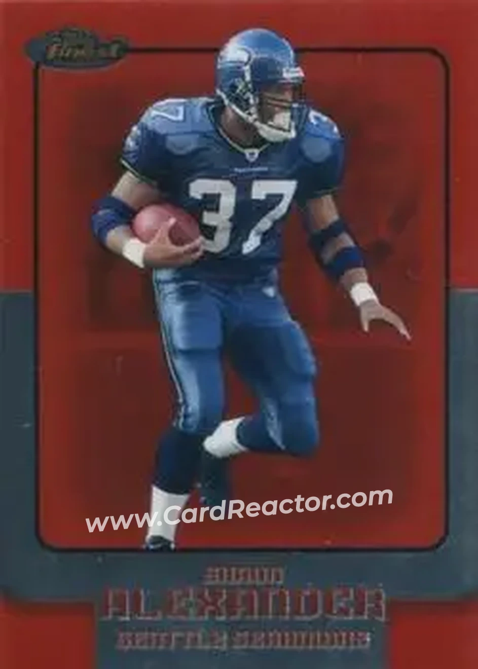 2006 Finest #18 - Shaun Alexander - Seattle Seahawks - Front