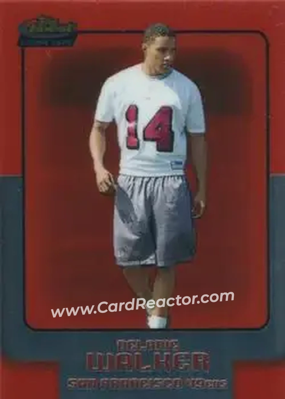 2006 Finest #24 - Delanie Walker - San Francisco 49ers - Front