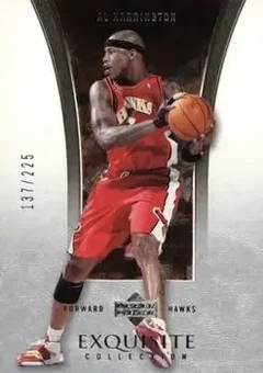 2004-05 Upper Deck Exquisite Collection #1 - Al Harrington - Atlanta Hawks