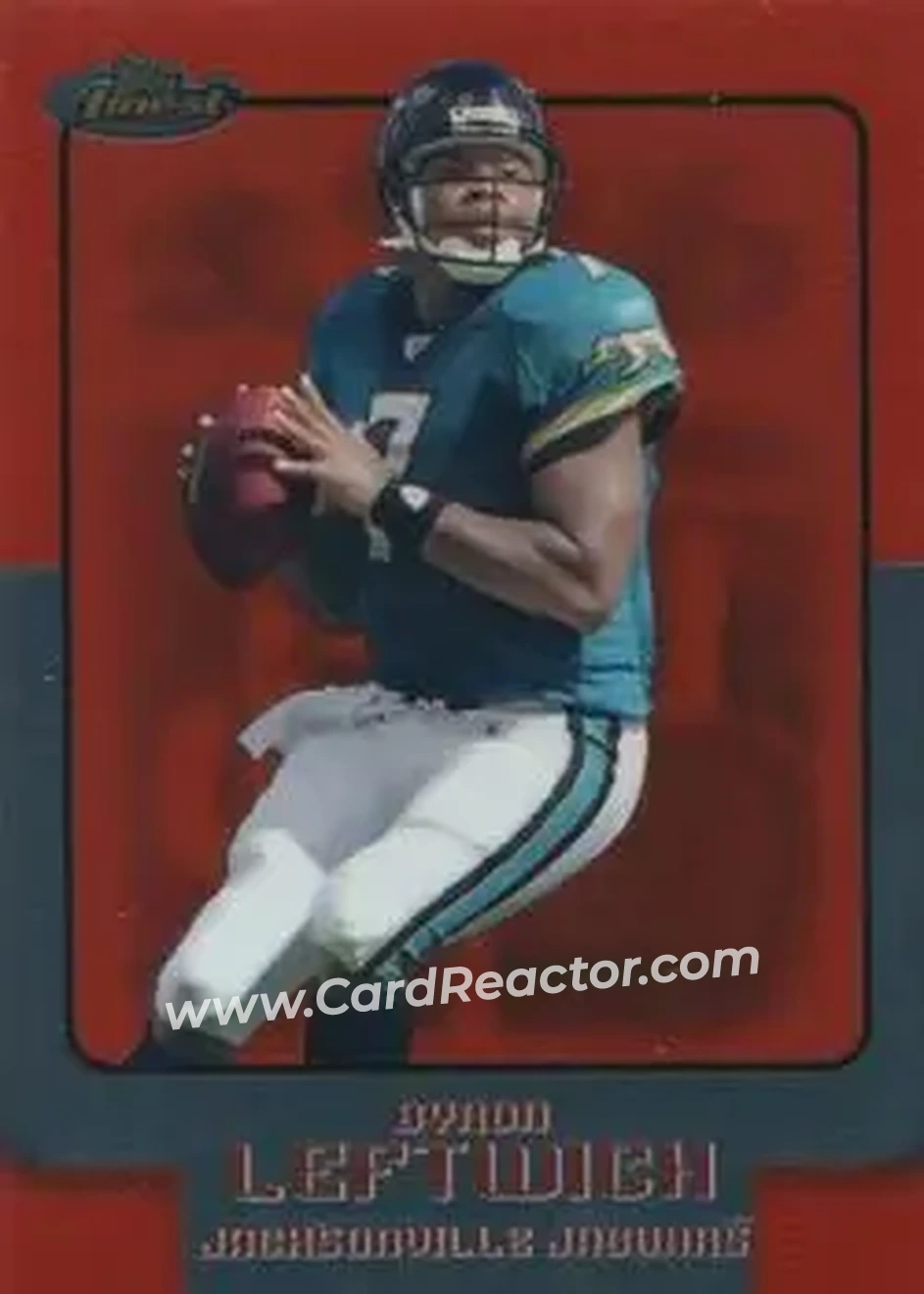 2006 Finest #14 - Byron Leftwich - Jacksonville Jaguars - Front