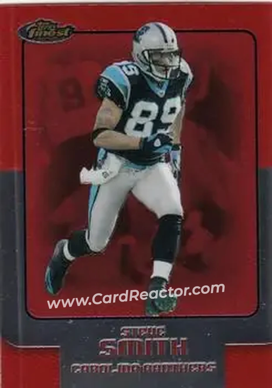 2006 Finest #17 - Steve Smith Sr. - Carolina Panthers - Front