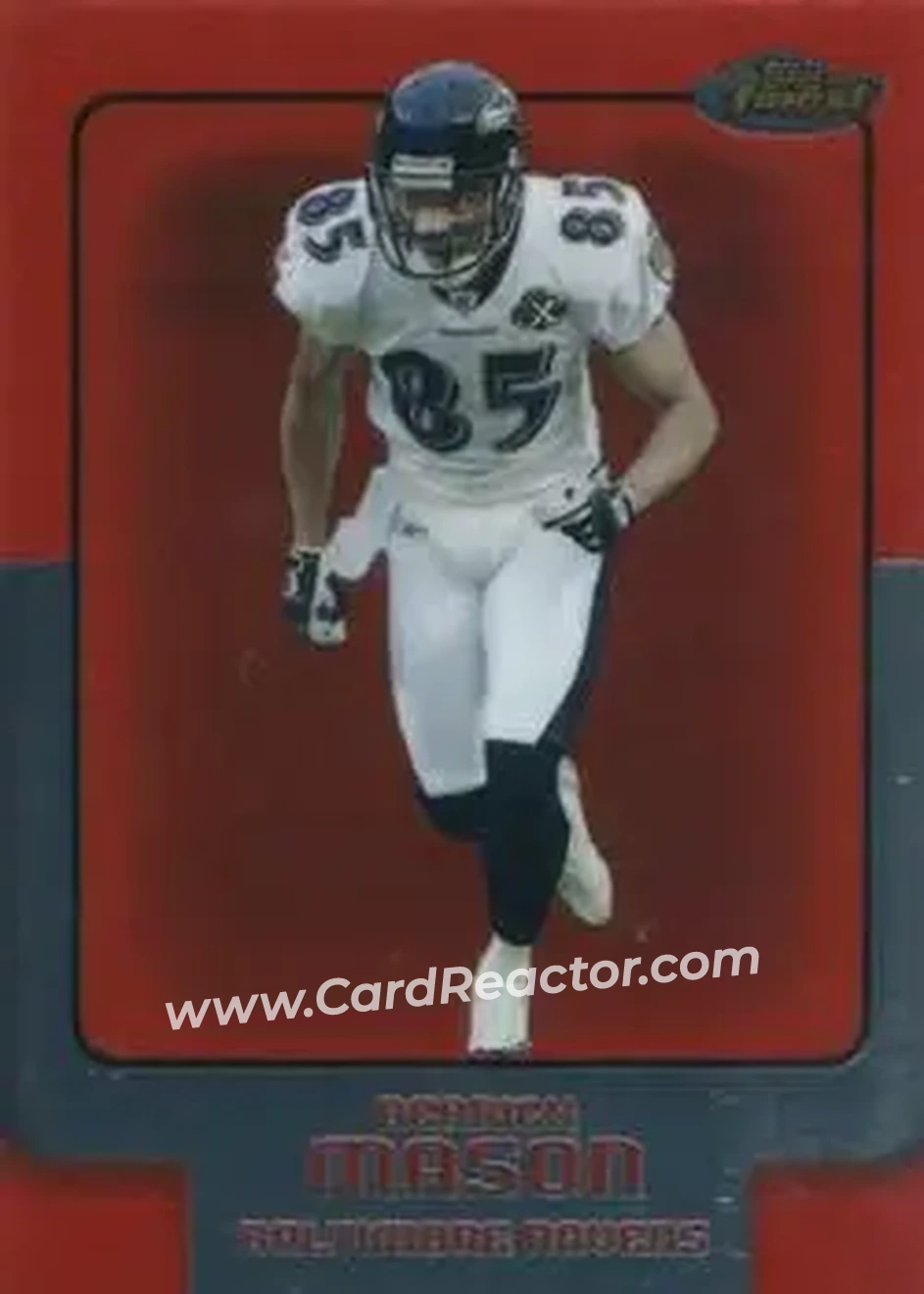 2006 Finest #27 - Derrick Mason - Baltimore Ravens - Front