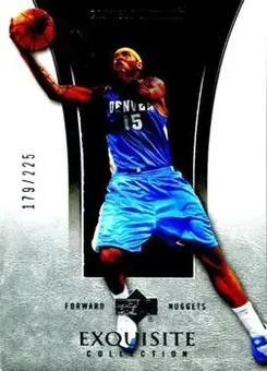 2004-05 Upper Deck Exquisite Collection #7 - Carmelo Anthony - Denver Nuggets