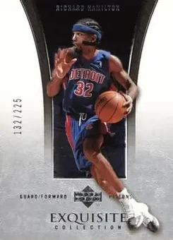 2004-05 Upper Deck Exquisite Collection #9 - Rip Hamilton - Detroit Pistons