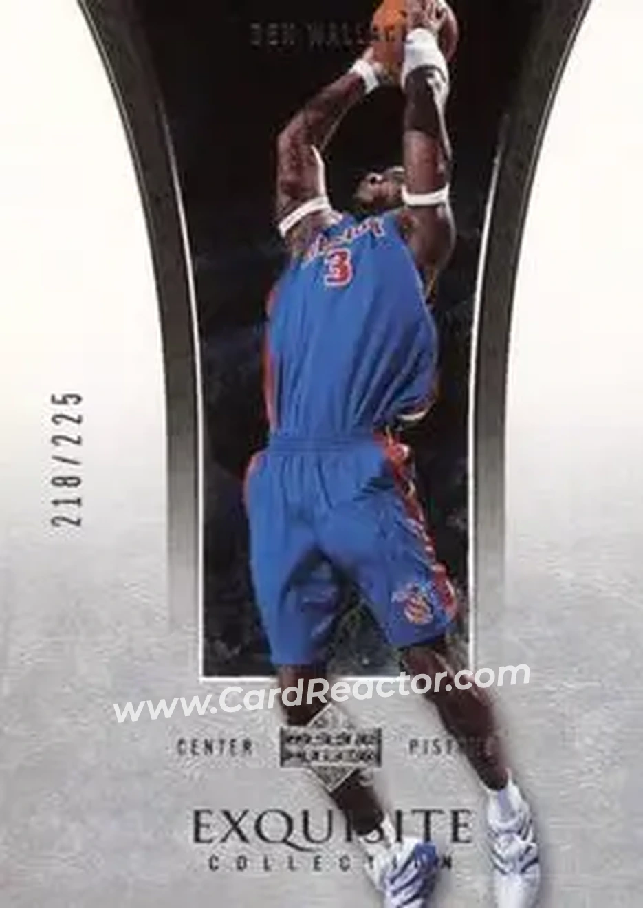 2004-05 Upper Deck Exquisite Collection #10 - Ben Wallace - Detroit Pistons