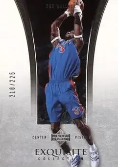 2004-05 Upper Deck Exquisite Collection #10 - Ben Wallace - Detroit Pistons