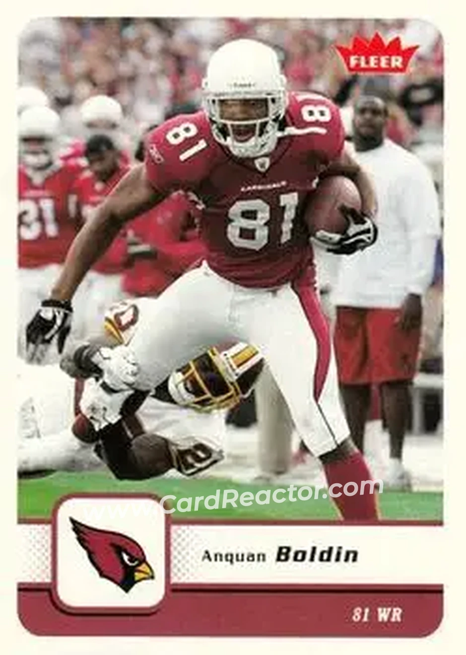 2006 Fleer #1 - Anquan Boldin - Arizona Cardinals - Front