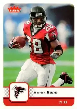 2006 Fleer #5 - Warrick Dunn - Atlanta Falcons