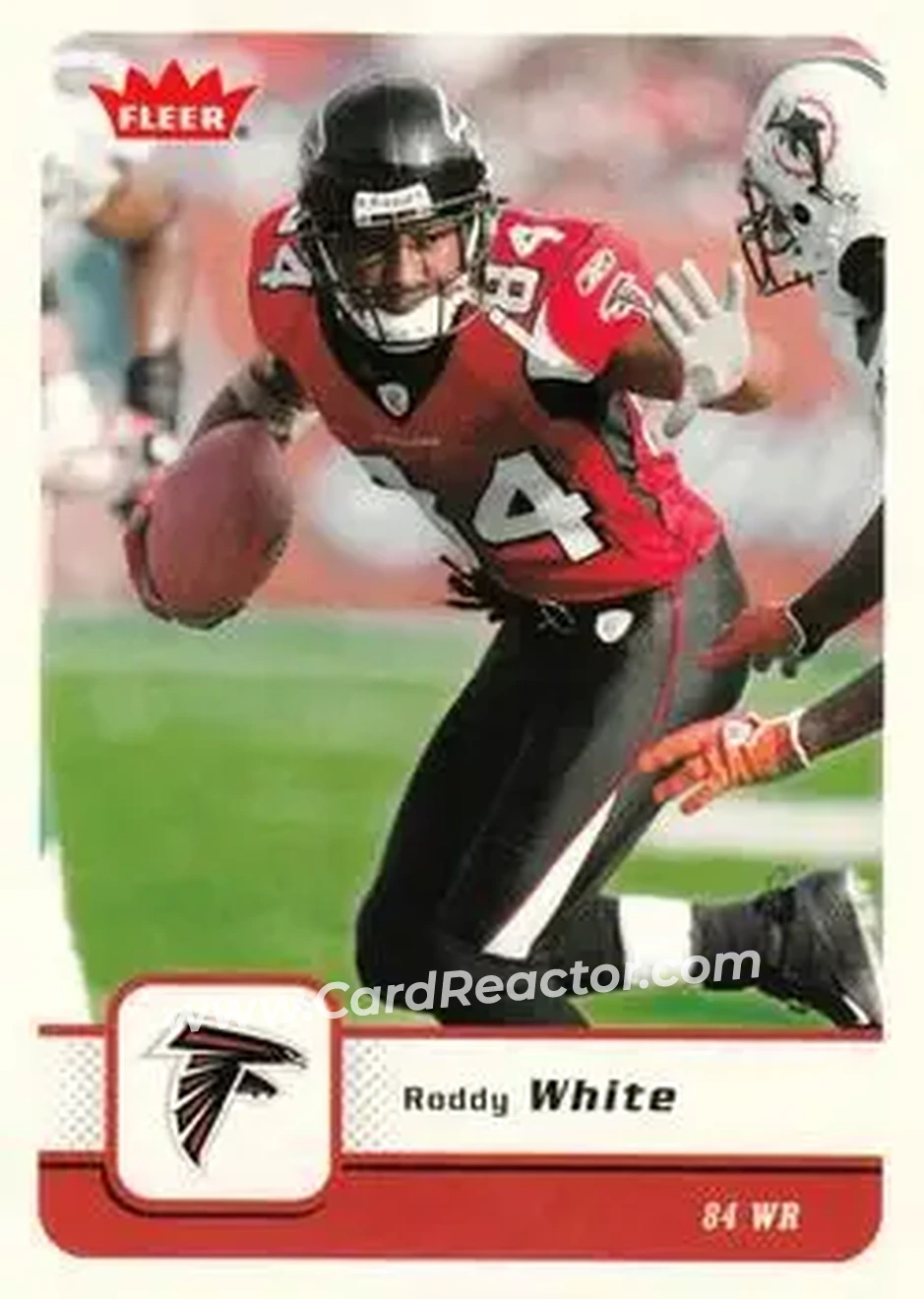 2006 Fleer #6 - Roddy White - Atlanta Falcons - Front
