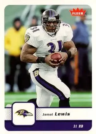 2006 Fleer #7 - Jamal Lewis - Baltimore Ravens