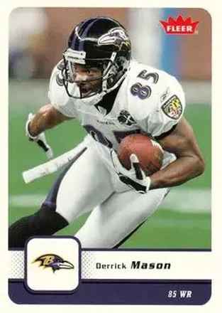 2006 Fleer #9 - Derrick Mason - Baltimore Ravens