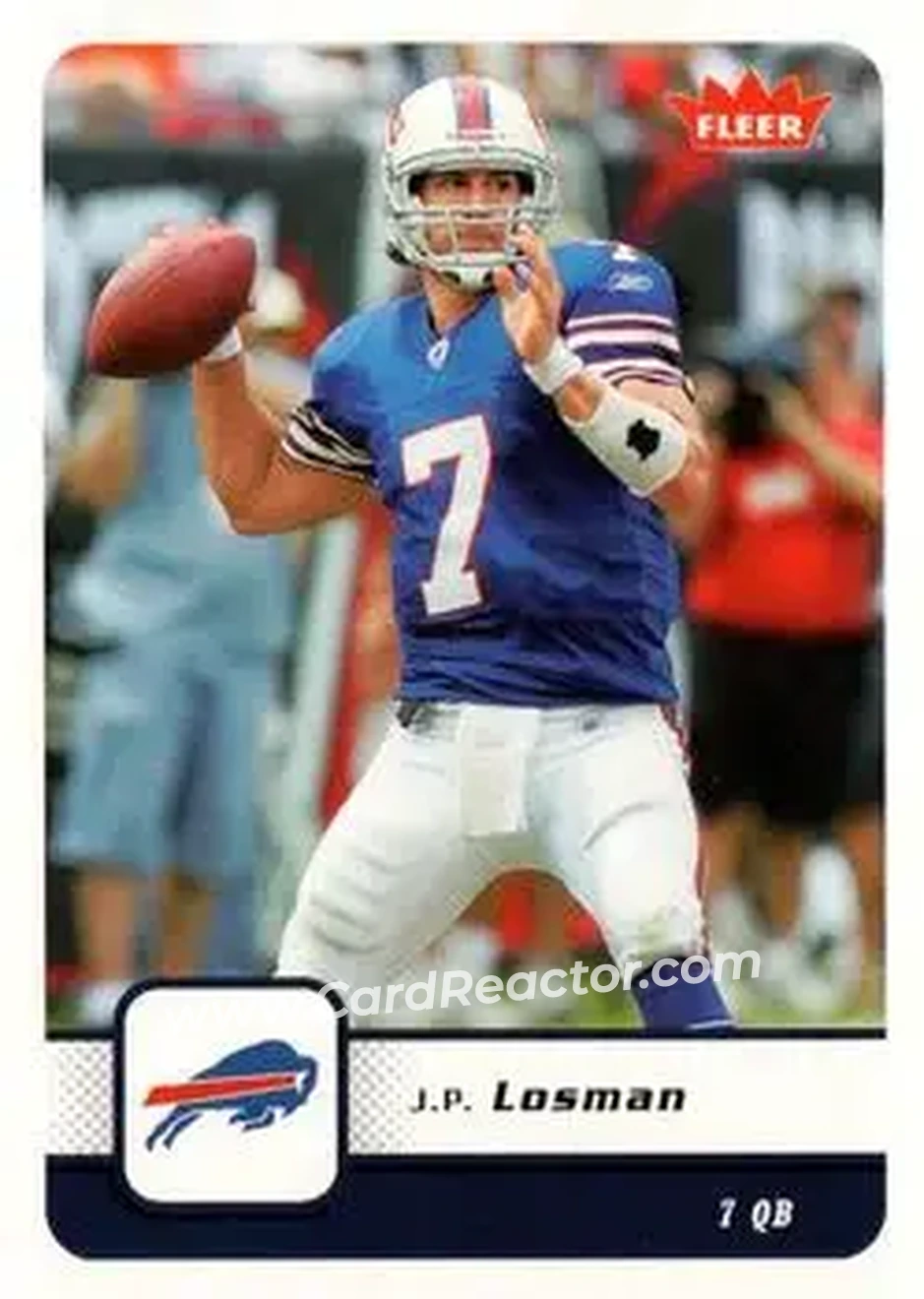 2006 Fleer #11 - J.P. Losman - Buffalo Bills - Front