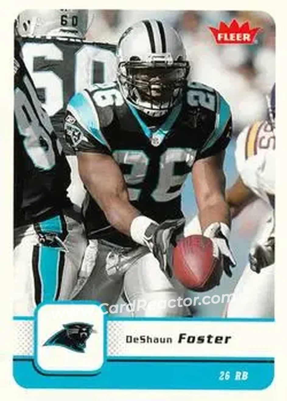 2006 Fleer #15 - DeShaun Foster - Carolina Panthers - Front