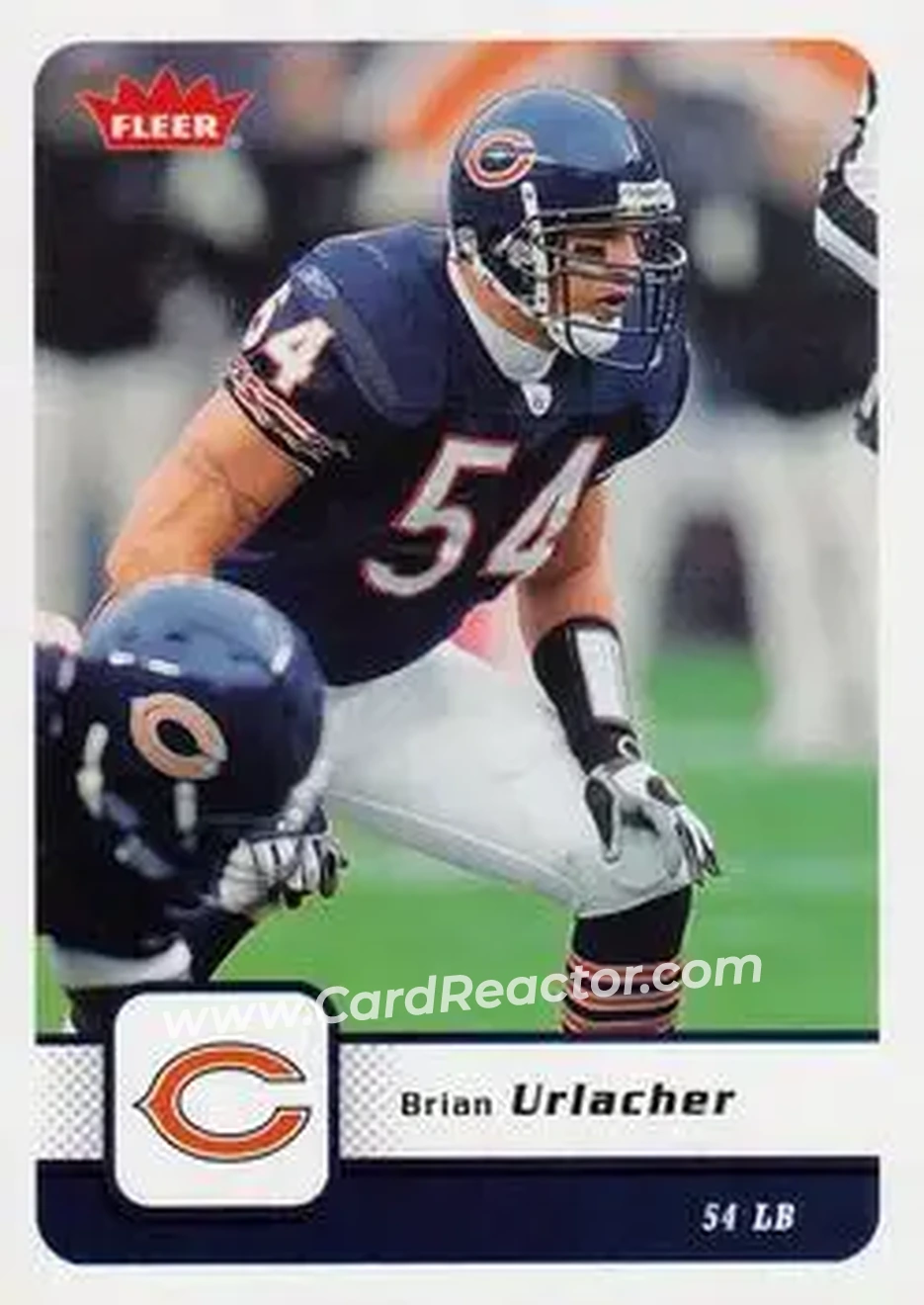 2006 Fleer #17 - Brian Urlacher - Chicago Bears - Front