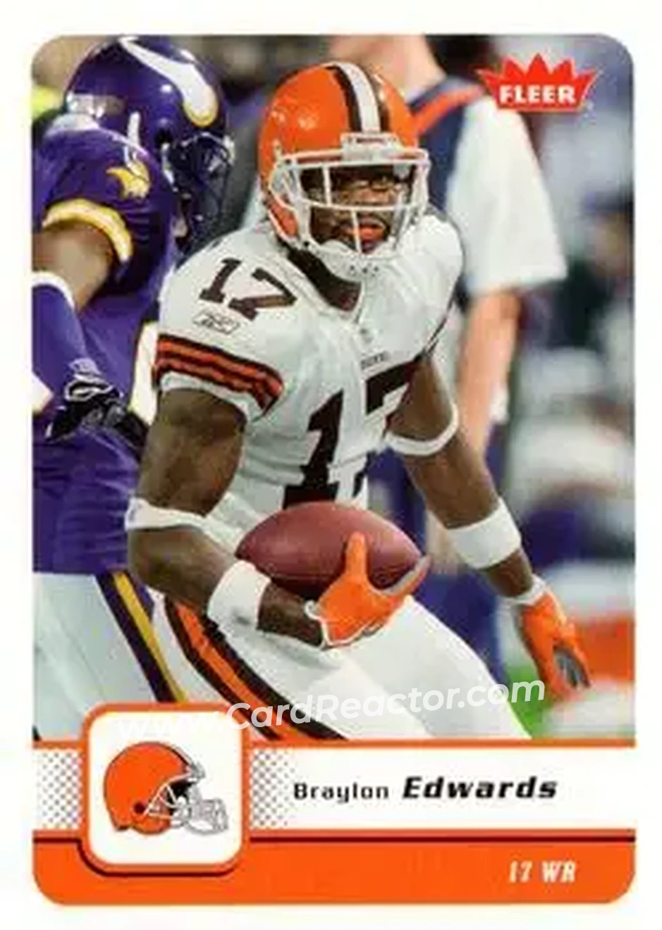 2006 Fleer #23 - Braylon Edwards - Cleveland Browns - Front