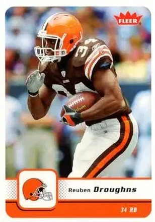 2006 Fleer #24 - Reuben Droughns - Cleveland Browns