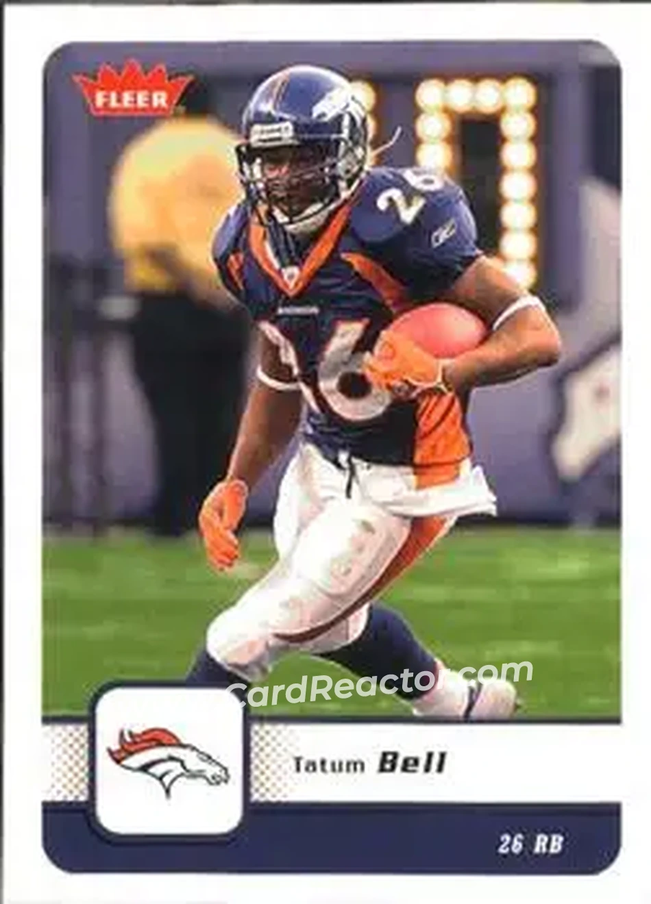 2006 Fleer #29 - Tatum Bell - Denver Broncos - Front