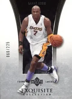 2004-05 Upper Deck Exquisite Collection #17 - Lamar Odom - Los Angeles Lakers