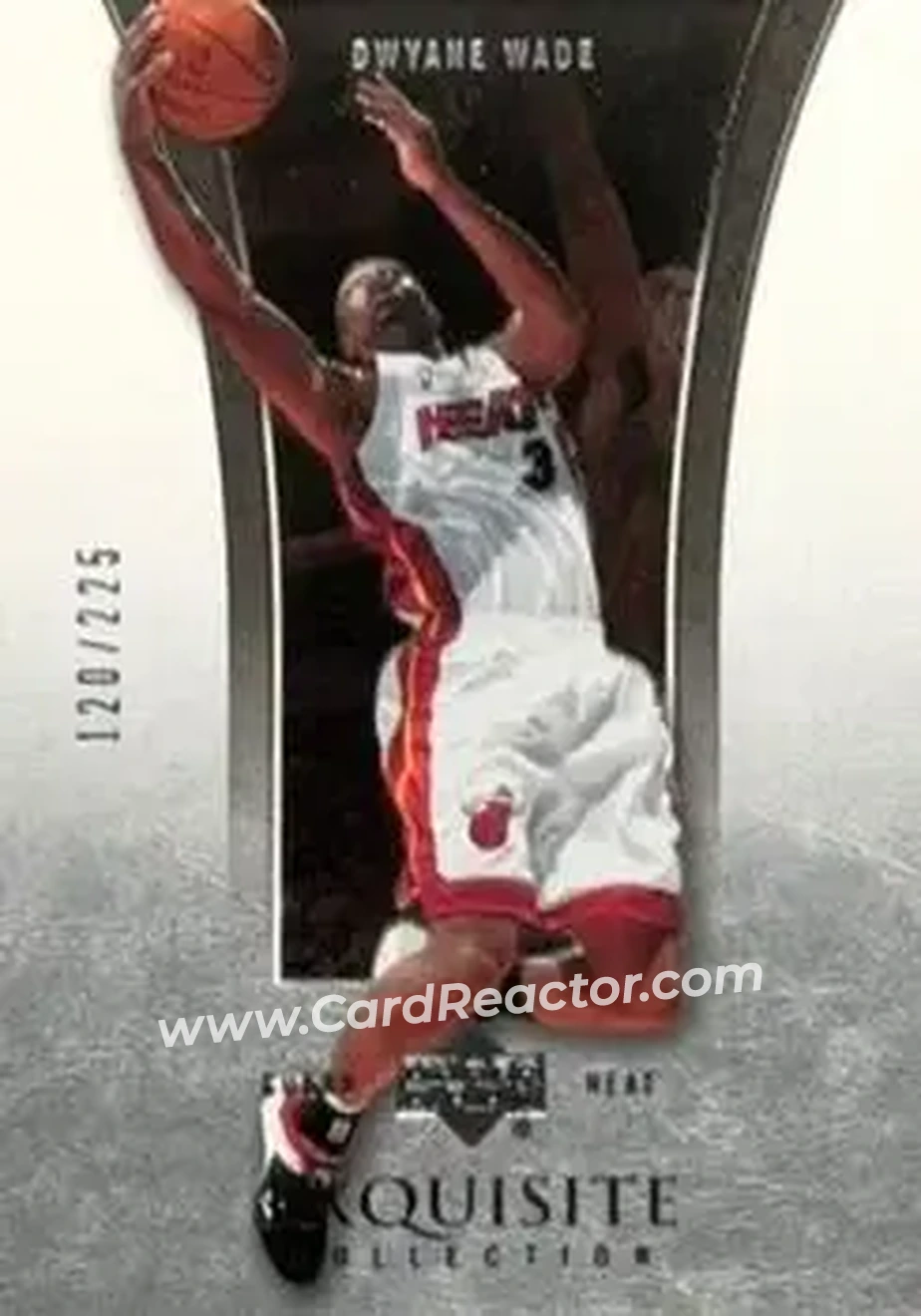 2004-05 Upper Deck Exquisite Collection #19 - Dwyane Wade - Miami Heat