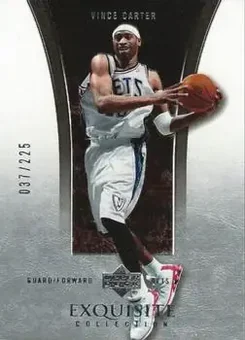 2004-05 Upper Deck Exquisite Collection #23 - Vince Carter - New Jersey Nets