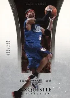 2004-05 Upper Deck Exquisite Collection #29 - Allen Iverson - Philadelphia 76ers