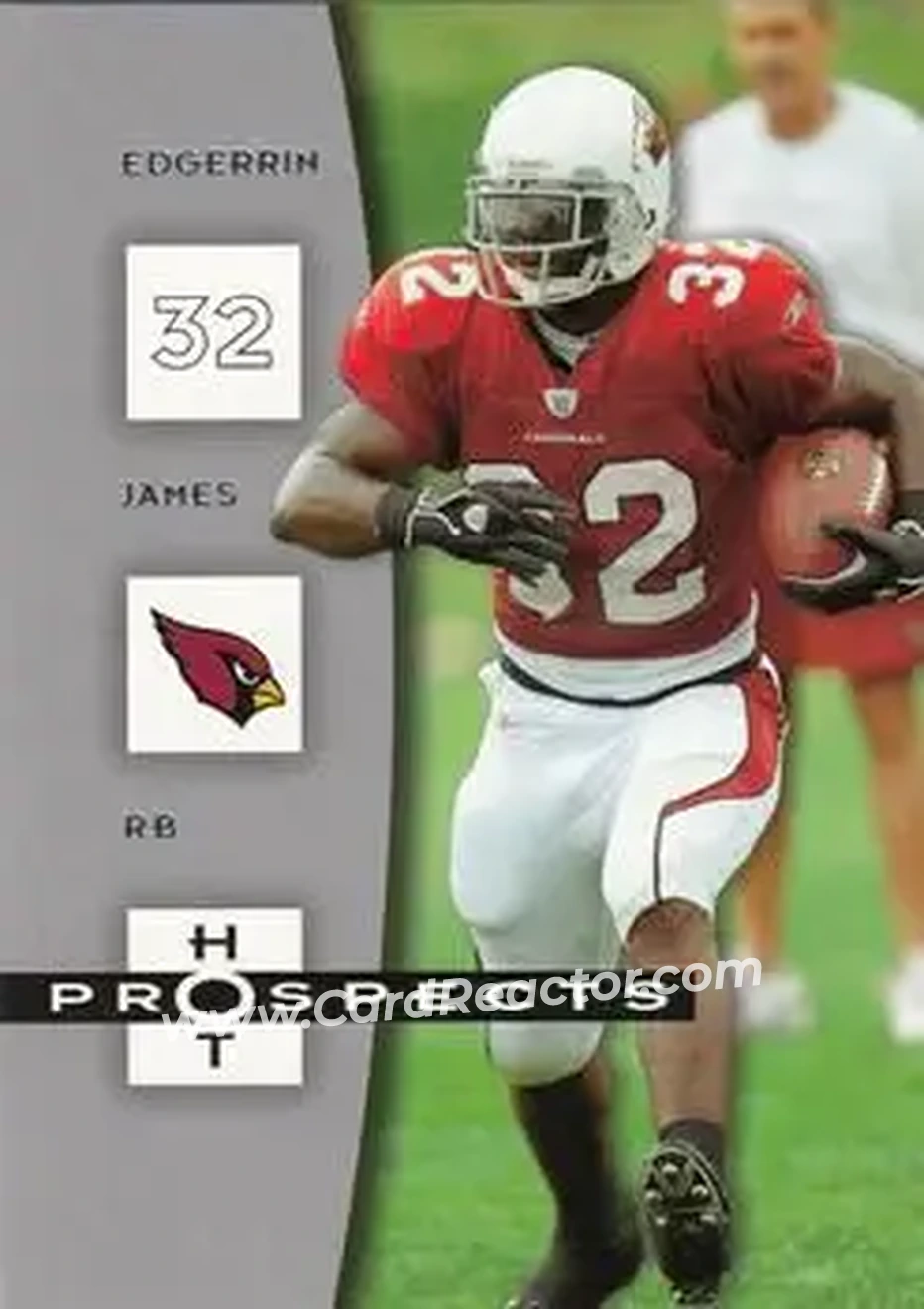 2006 Fleer Hot Prospects #1 - Edgerrin James - Arizona Cardinals - Front