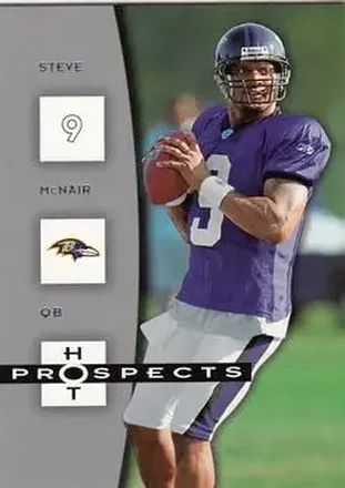 2006 Fleer Hot Prospects #8 - Steve McNair - Baltimore Ravens