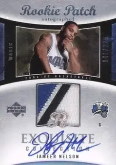 2004-05 Upper Deck Exquisite Collection #44 - Jameer Nelson - Orlando Magic