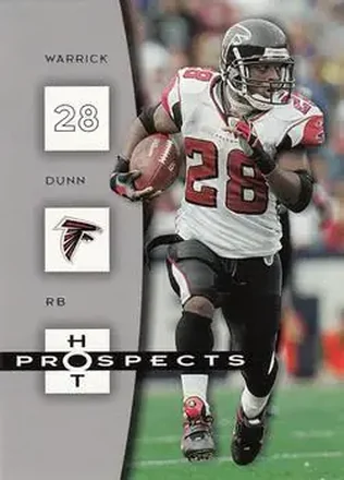 2006 Fleer Hot Prospects #5 - Warrick Dunn - Atlanta Falcons