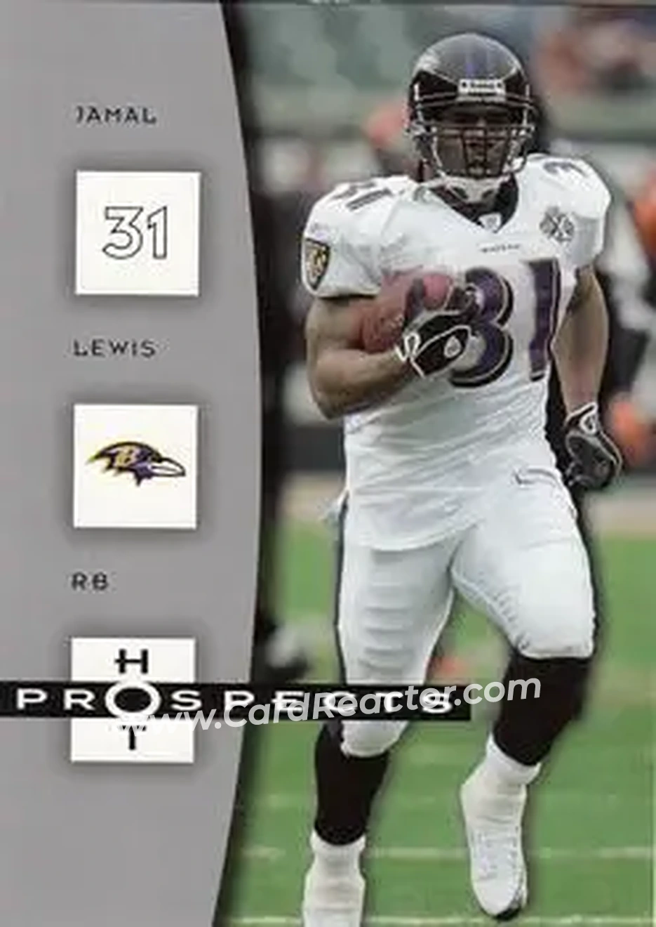 2006 Fleer Hot Prospects #7 - Jamal Lewis - Baltimore Ravens - Front