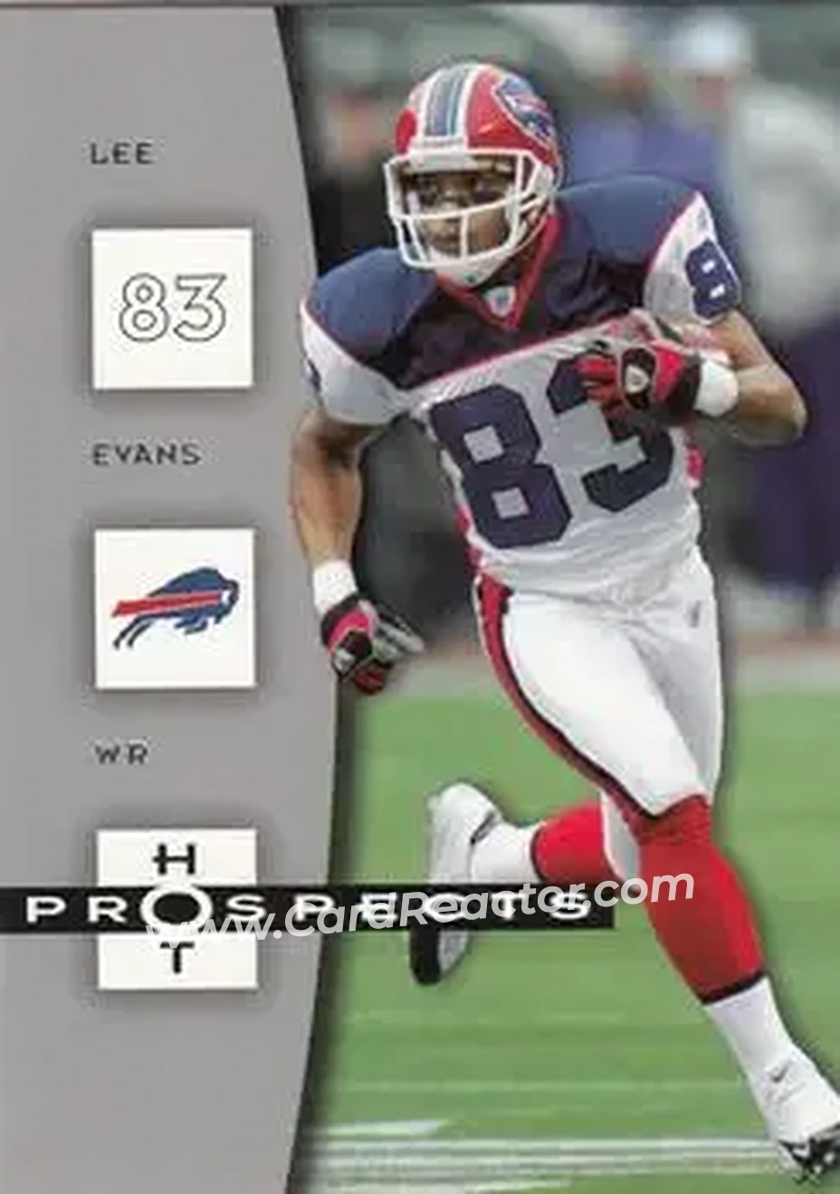 2006 Fleer Hot Prospects #11 - Lee Evans - Buffalo Bills - Front