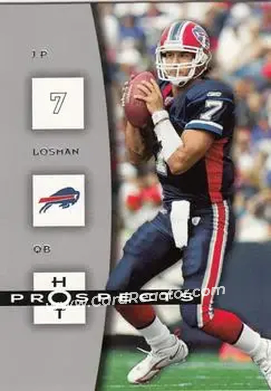 2006 Fleer Hot Prospects #12 - J.P. Losman - Buffalo Bills