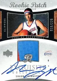 2004-05 Upper Deck Exquisite Collection #45 - Shaun Livingston - Los Angeles Clippers