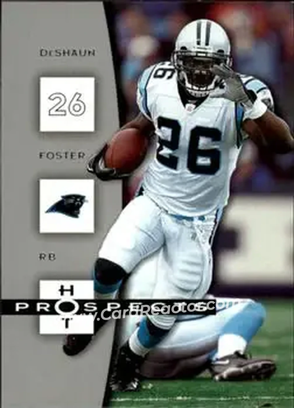 2006 Fleer Hot Prospects #15 - DeShaun Foster - Carolina Panthers - Front