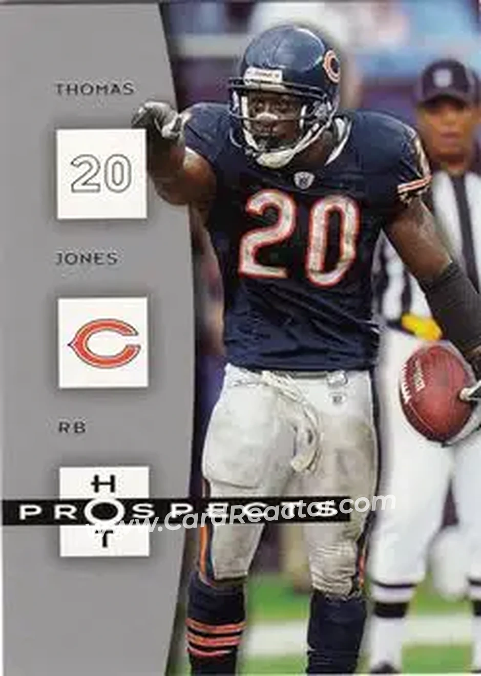 2006 Fleer Hot Prospects #17 - Thomas Jones - Chicago Bears - Front