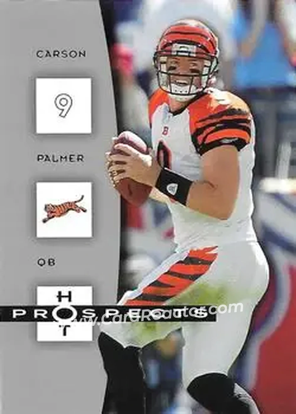 2006 Fleer Hot Prospects #19 - Carson Palmer - Cincinnati Bengals - Front