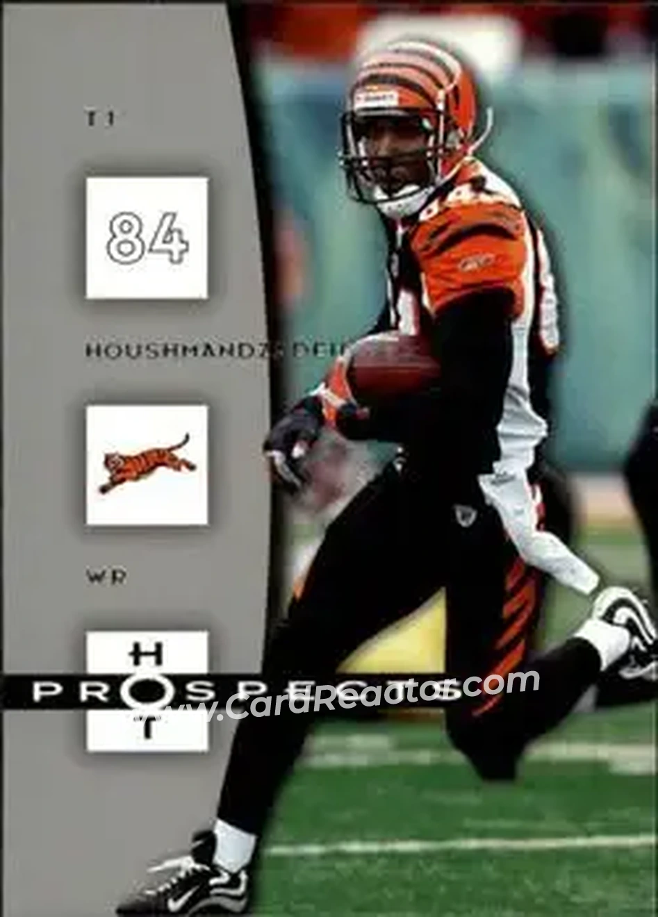 2006 Fleer Hot Prospects #22 - T.J. Houshmandzadeh - Cincinnati Bengals - Front 2006 Fleer Hot Prospects #22 - T.J. Houshmandzadeh - Cincinnati Bengals - Front