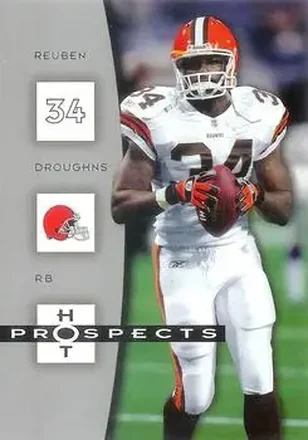 2006 Fleer Hot Prospects #25 - Reuben Droughns - Cleveland Browns