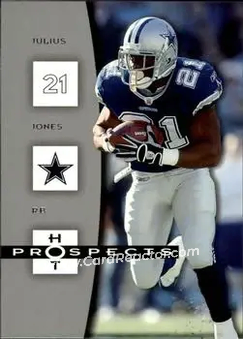 2006 Fleer Hot Prospects #26 - Julius Jones - Dallas Cowboys - Front