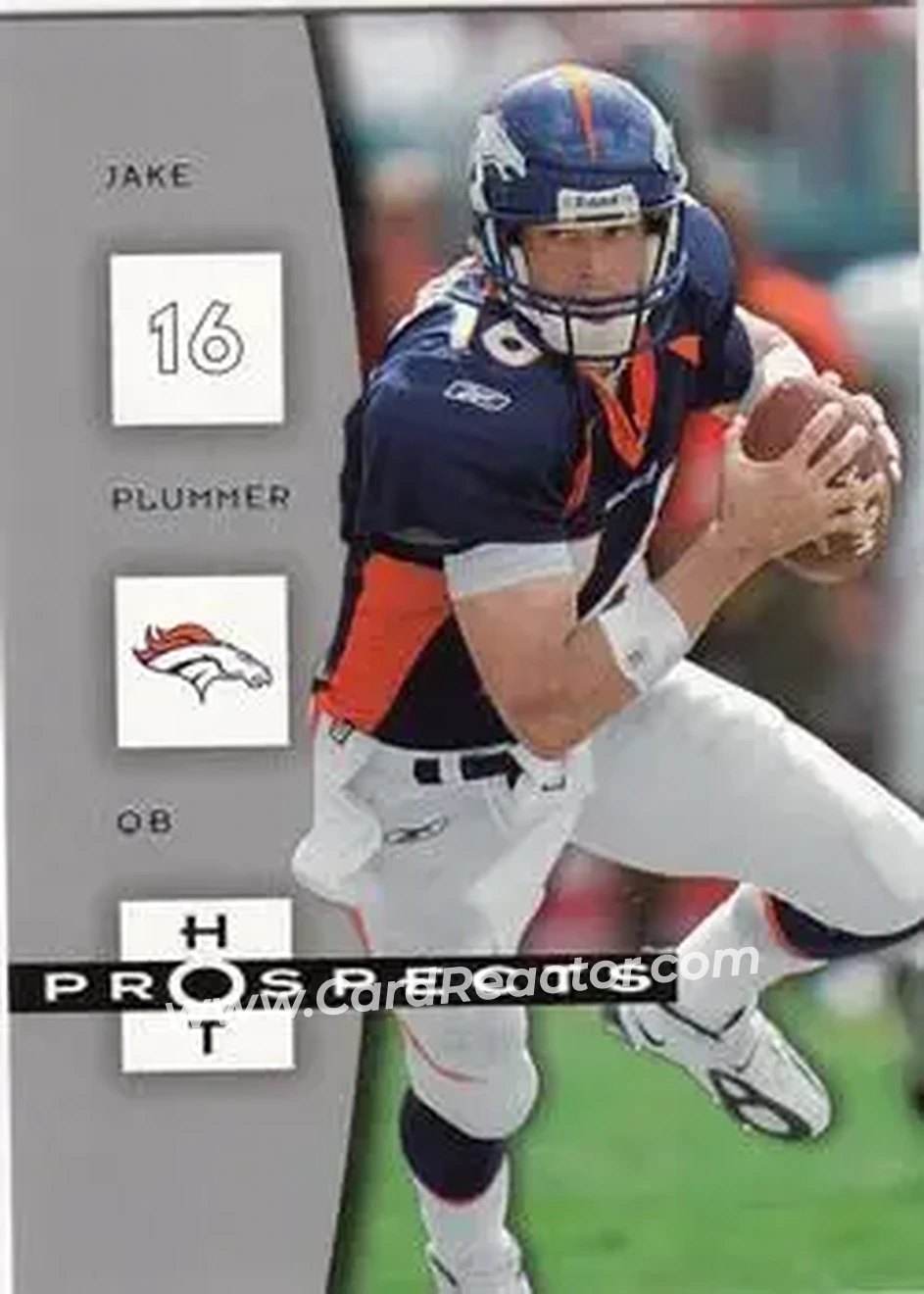 2006 Fleer Hot Prospects #29 - Jake Plummer - Denver Broncos - Front