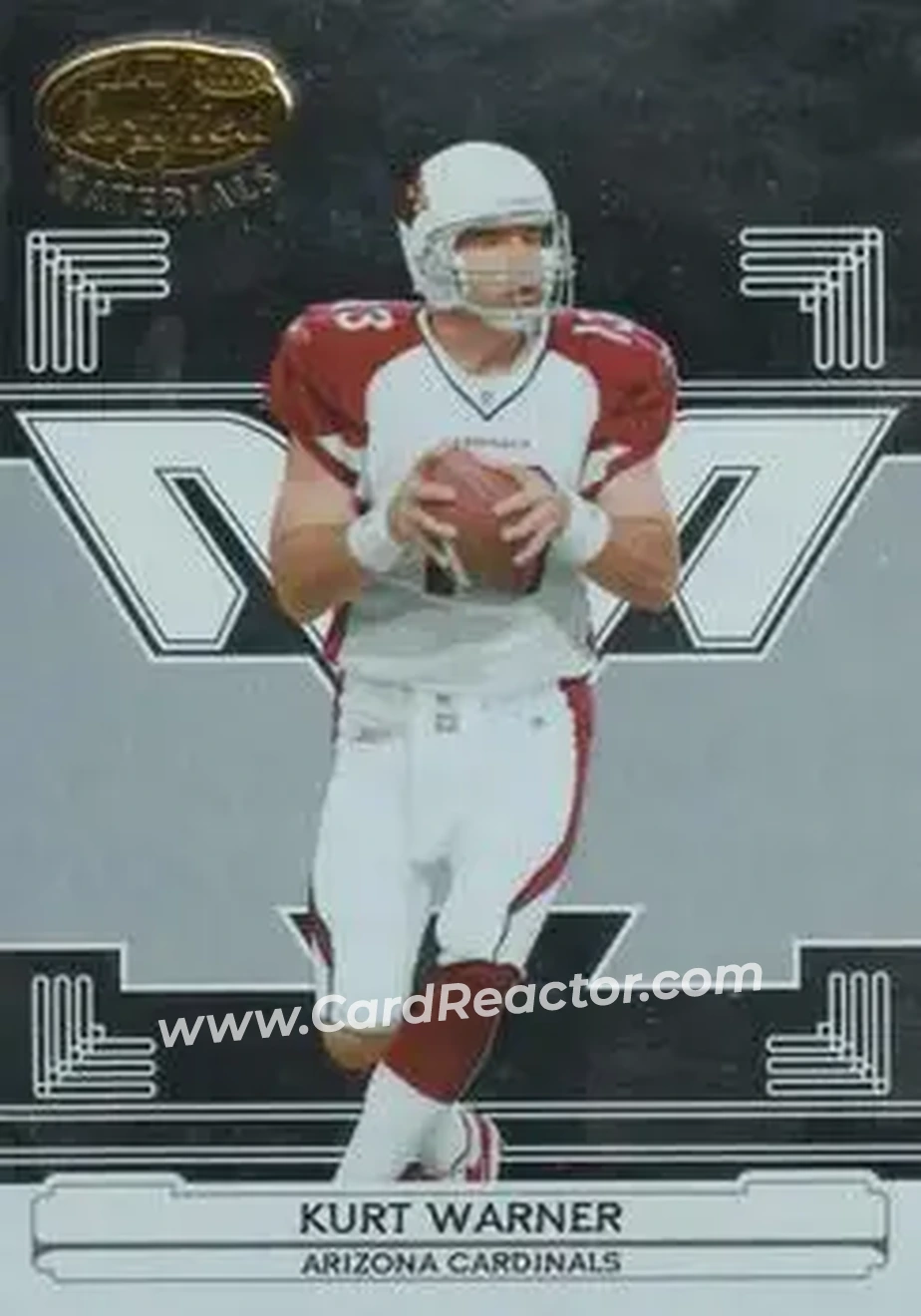 2006 Leaf Certified Materials #3 - Kurt Warner - Arizona Cardinals - Front 2006 Leaf Certified Materials #3 - Kurt Warner - Arizona Cardinals - Front