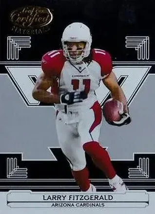 2006 Leaf Certified Materials #4 - Larry Fitzgerald - Arizona Cardinals