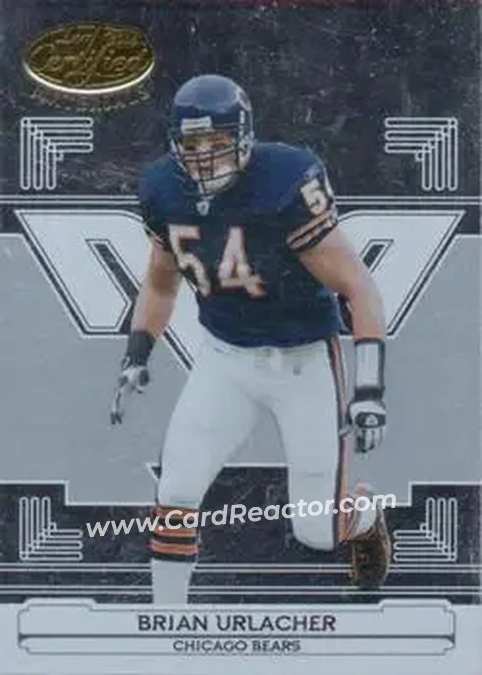 2006 Leaf Certified Materials #25 - Brian Urlacher - Chicago Bears - Front