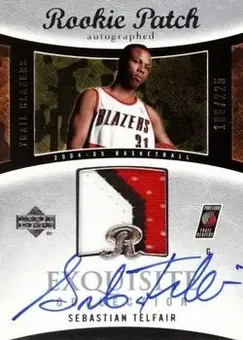 2004-05 Upper Deck Exquisite Collection #64 - Sebastian Telfair - Portland Trail Blazers